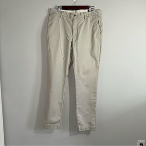 Ralph Lauren Polo Men's Beige Chino Pants - Stretch Slim fit - Size 35x32